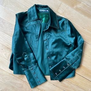 Acne Satin Western Shirt